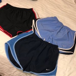THREE Nike Dri-Fit shorts